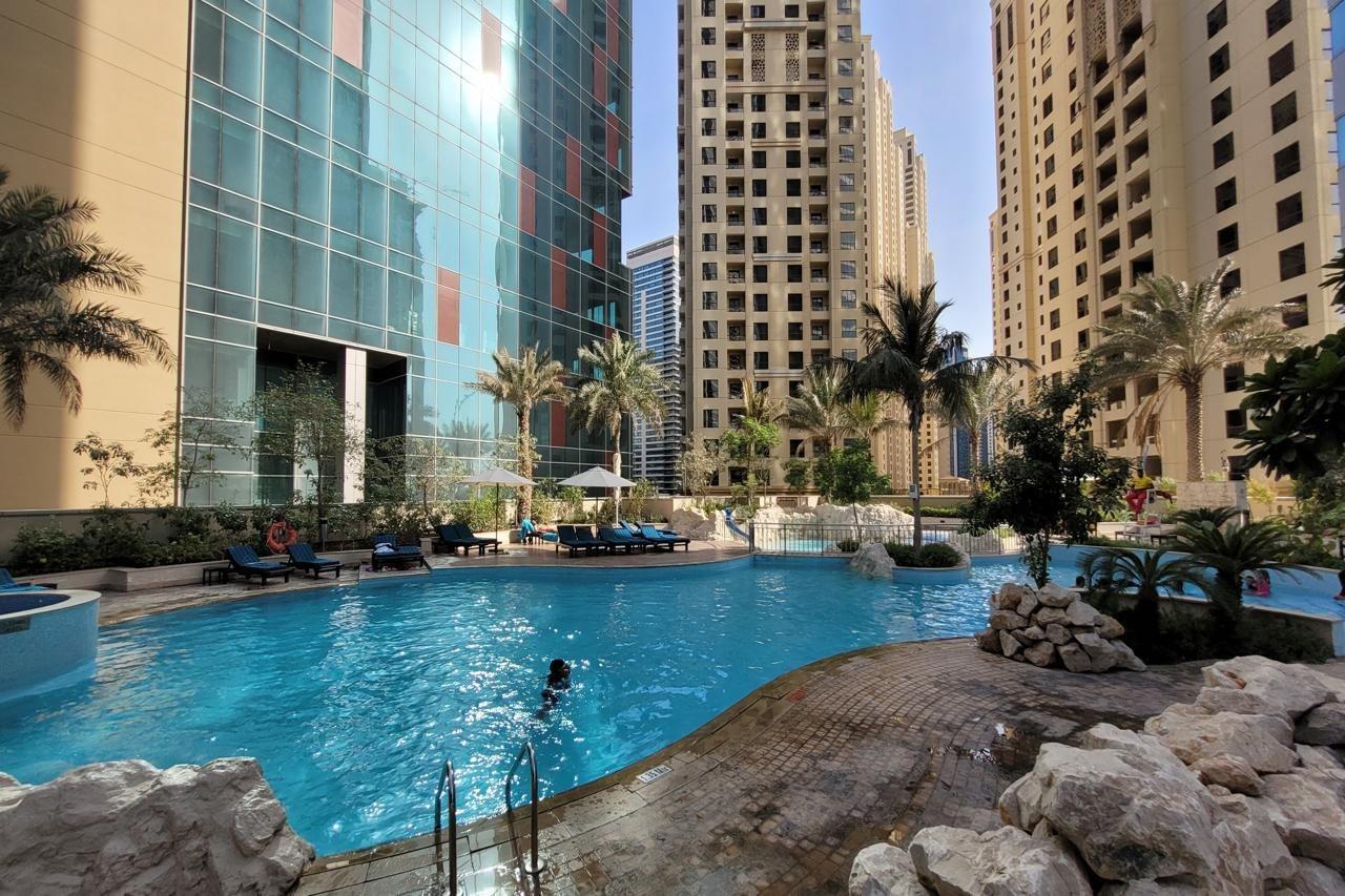 Blue Beach Tower The Walk Jbr Dubái Exterior foto